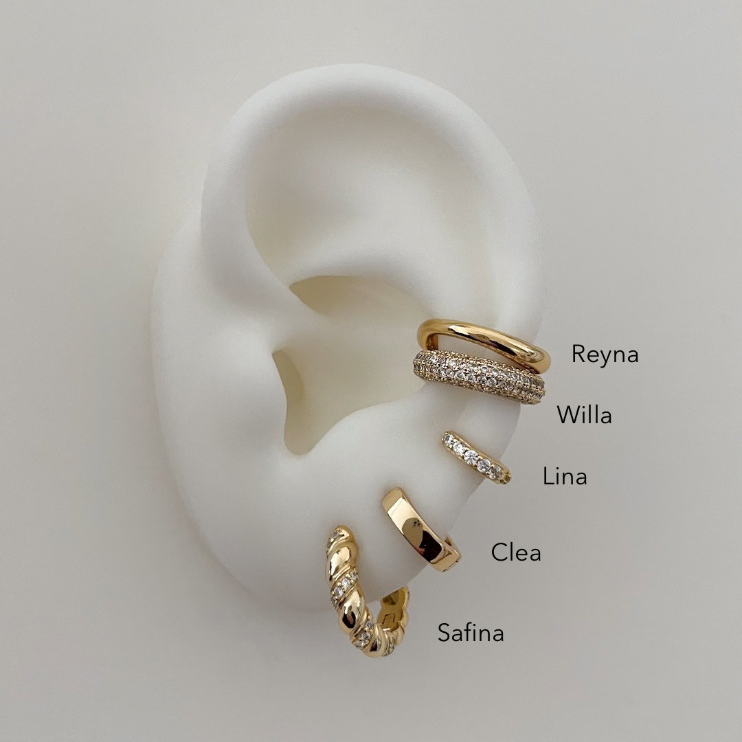 Safina Earrings | Gold - Alexa Kelley